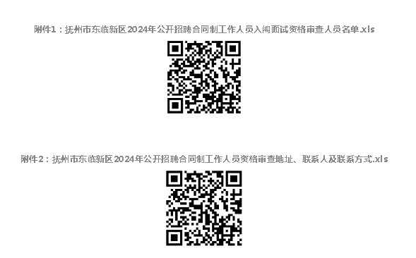 抚州市东临新区2024年公开招聘合同制工作人员入闱人员资格审查有关工作公告-1.jpg
