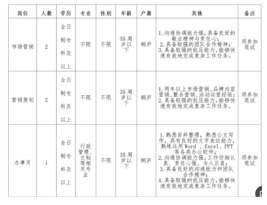 浙江国企招聘-2025杭州桐庐舞象文化传媒有限公司招聘5人公告-1.png